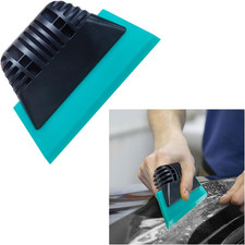 Small Squeegee, PPF Window Tint Rubber 5.12 x 3.23 inch, Blue