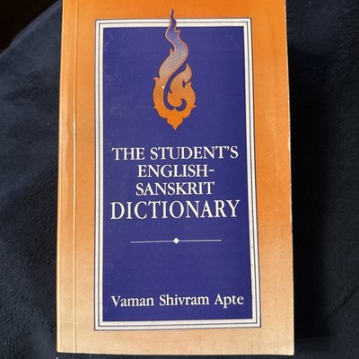 The Students's English Sanskrit Dictionary by Vaman Shivram Apte PAPERBACK