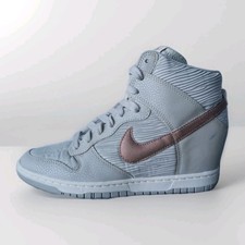 NIKE DUNK SKY HI WEDGE SIZE UK 6.5 EUR 40.5 (528899 013) LIGHT BONE/GOLD