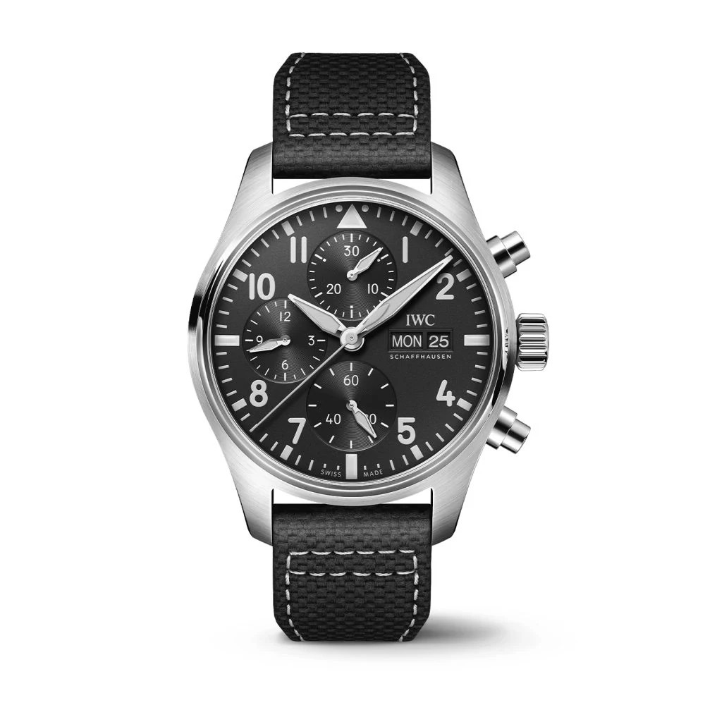 IWC Pilots Watch Chronograph Edition C.03 Watch Ref IW388105 Inc IWC Bracelet