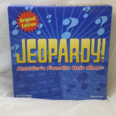 Jeopardy Board Game 2005 Original Edition Pressman NEW FACTORY SEALED Quiz Show
