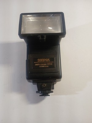 Sunpak Auto Zoom 333 Thyristor Electronic Flash Tested And Working 