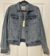 Universal Thread Freeborn Light Wash Denim Jacket Size Medium NWT
