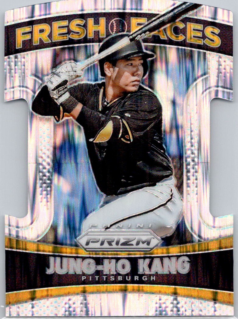 2015 Panini Prizm Fresh Faces Flash #12 Jung-Ho Kang #/100 Pirates