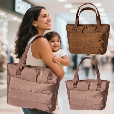 Ladies' handbag waterproof large capacity mother's bag travel work computer bag