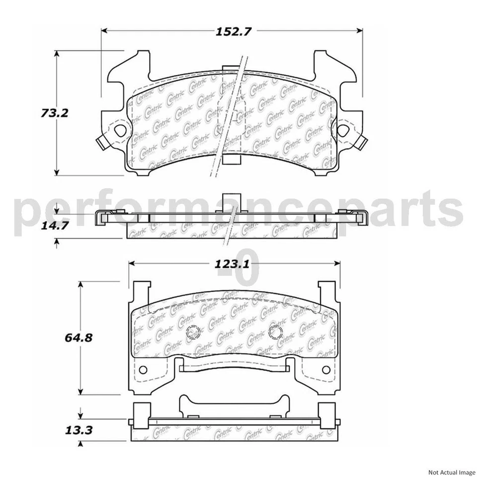 Juego de pastillas de freno de disco delanteras rotor de freno de disco para Chevrolet S10 1998-2003 Foto 4 de 4