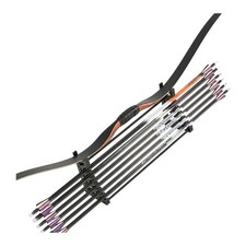Wall Mounted Bow and Storage Rack for Home and Hunting Use
