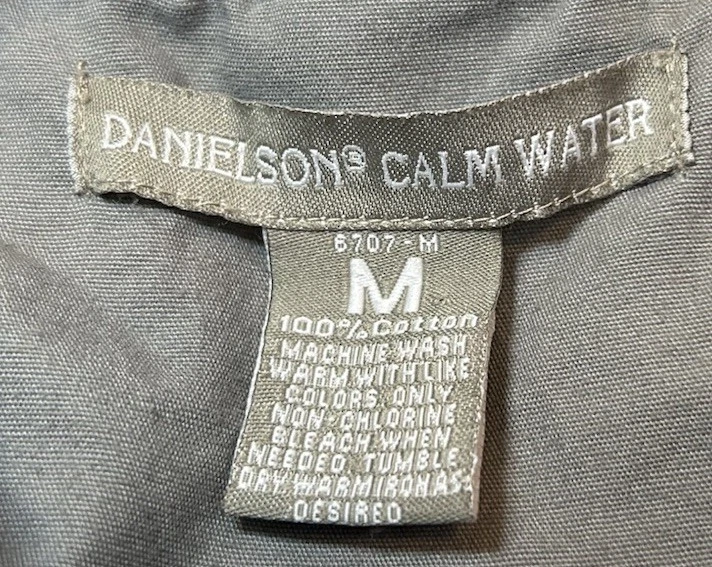 Chaleco de pesca con mosca Danielson Calm Water clásico talla mediana exterior gris Foto 2 de 4