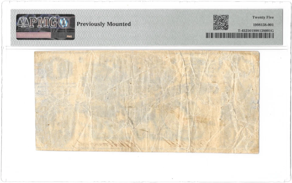 T-30 PF-3 1862 $1 Confederate Currency High Grade Sweet Potato Dinner PMG AU53 - Image 3 of 4
