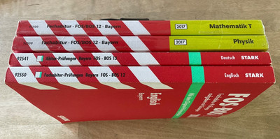 Stark Fachabitur FOS BOS 12 13 Mathematik Physik Deutsch Englisch 2013 + 2017