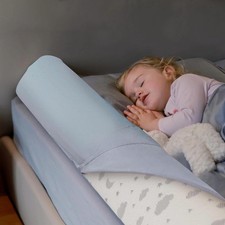 Bed Bumper for Toddlers 52" x 5"   Foam Rail Guard with Non-Slip Stability  ...