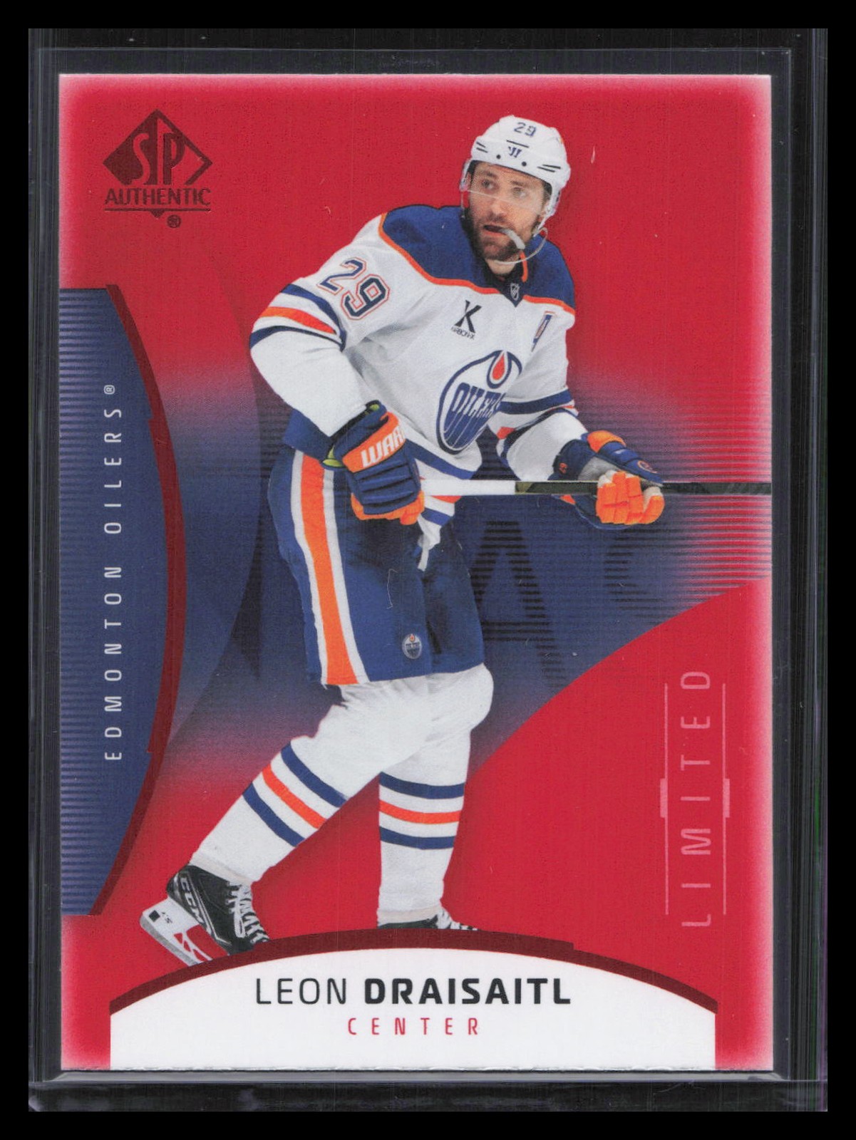 Leon Draisaitl 2025-26 SP Authentic #38 Limited Red