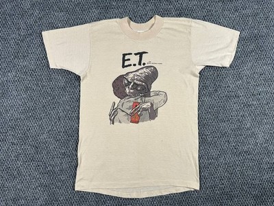 Vintage 1982 E.T. Reese's Pieces Promo T-Shirt 80s Movie Extra Terrestrial Small