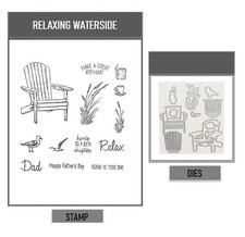 RELAXING WATERSIDE  Stamps And Dies DIY Scrap...
