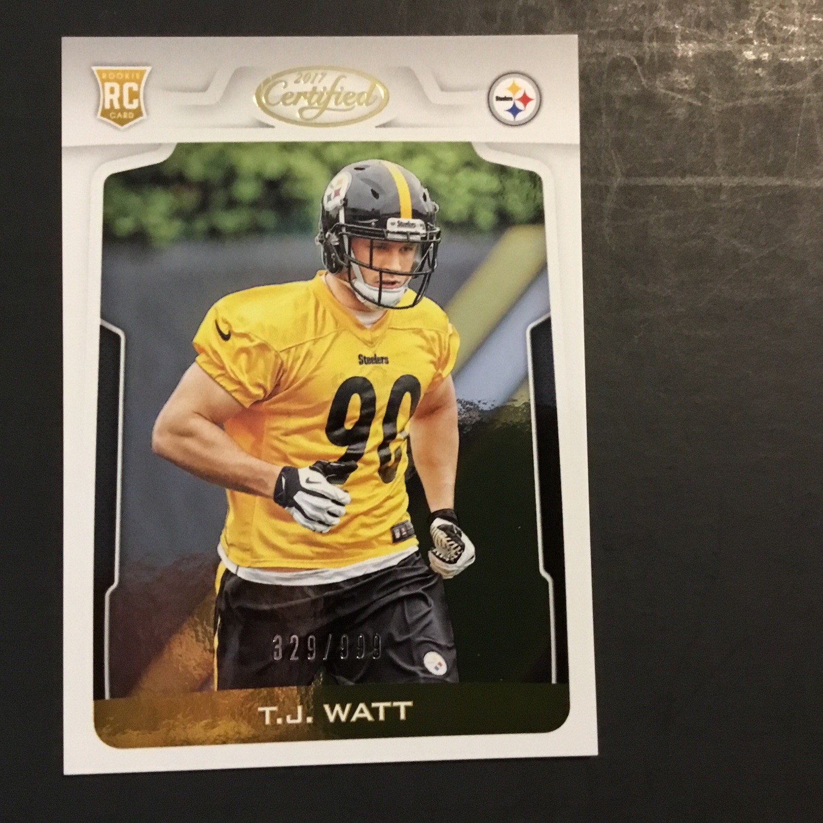 2017 Panini Certified #169 T.J. Watt Pittsburgh Steelers /999 RC