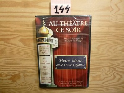 DVD: Miam Miam oder Le Diner d'Affaires - Jean Le POULAiN / Theater / Neu