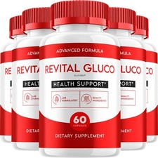 (5 Pack) Revital Gluco Capsules – RevitalGluco Natural Blend Glycogen Support