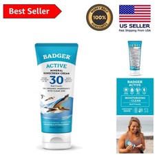 Water Resistant SPF 30 Sunscreen - 2.9 fl oz Zinc Oxide, Organic  Cruelty-Free