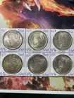 Peace Dollar Lot of 6 90% Silver