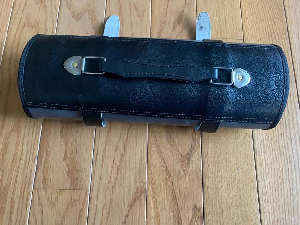 Estuche de cuchillos de vinilo y tela de grado suave para muebles Foto 2 de 4