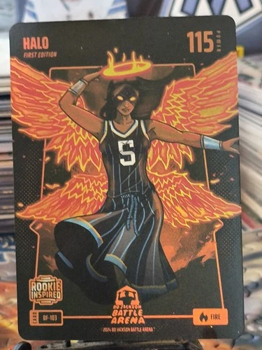 2024 Bo Jackson Battle Arena Alpha Edition `HALO` Angel Reese Battle Foil (Fire)
