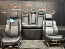 11-14 Chrysler 300 S Front Rear Black Leather Seats