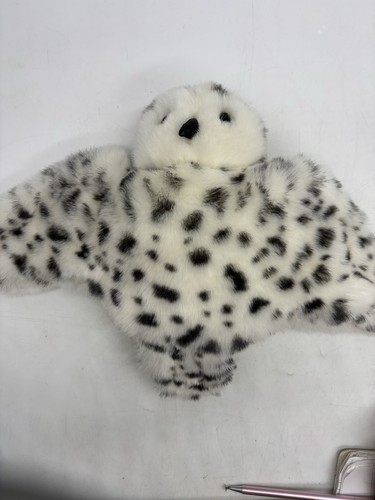 Folkmanis Snowy Owl Rotating Head Puppet Bird Plush Stuffed Animal Educational - Picture 12 of 14