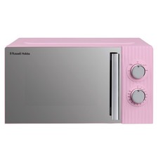 Image of Russell Hobbs Manual Microwave Eden 17 Litre Pink with 5 Power Levels RHMM725RP