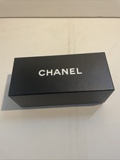 Chanel Empty Sunglass Box 7.25 x 3.75 x 3.25 Black Storage Travel Designer