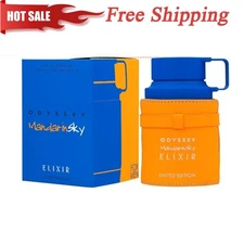 Odyssey Mandarin Sky Elixir By AMF EDP Spray Men 3.4oz New Sealed Box