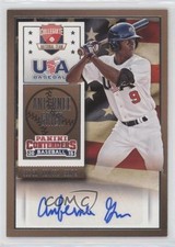 2015 Panini Contenders USA Baseball Ticket Anfernee Grier #51 Auto s3g