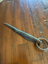 Antique Piton Climbing Gear 1950's-60's style Ring Angle Piton. USED