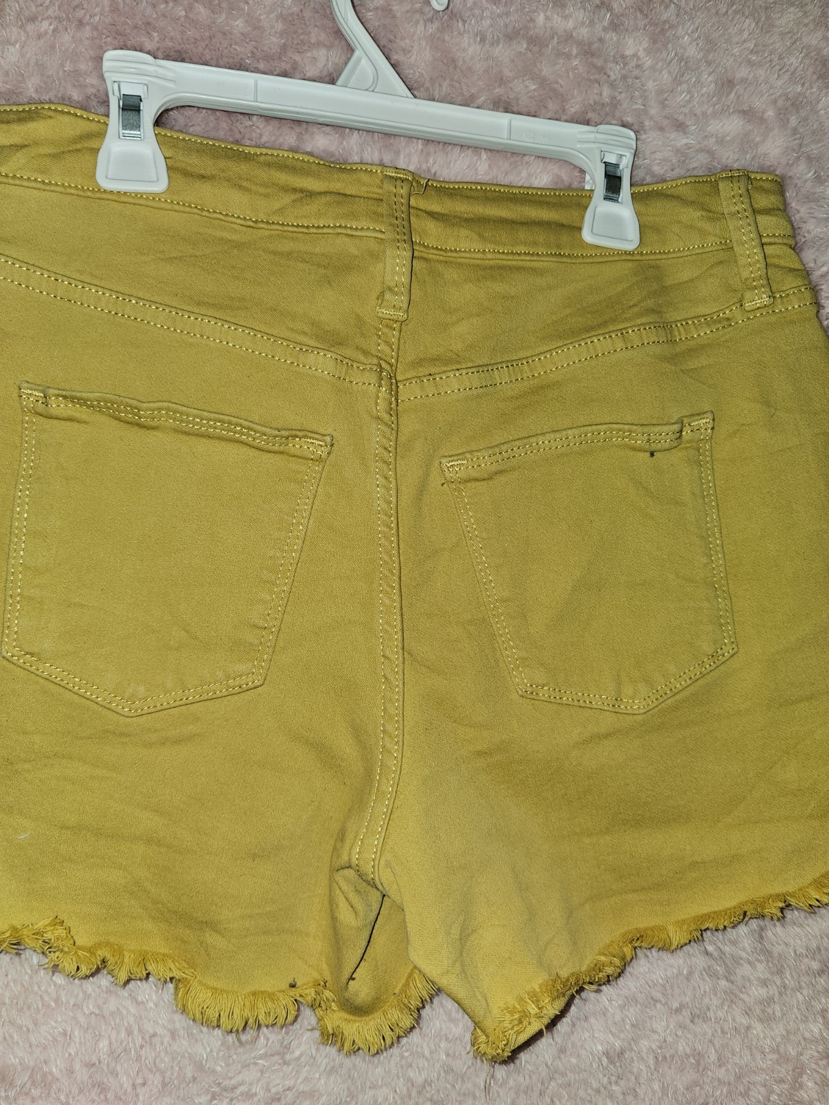 Universal Thread Mustard Button Fly Denim Shorts … - image 3