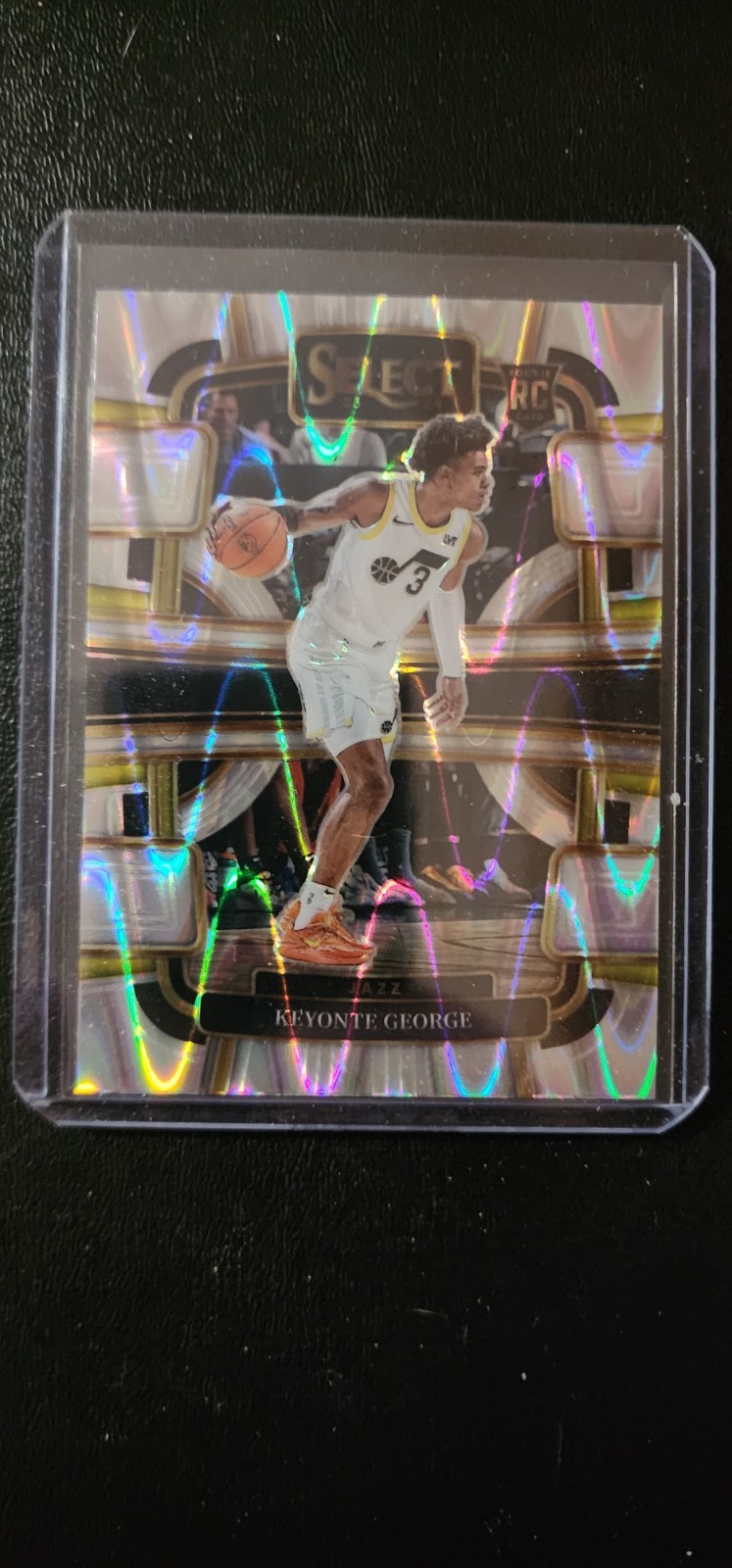 2023-24 Panini Select - Concourse Keyonte George #75 Tectonic Prizm (RC)