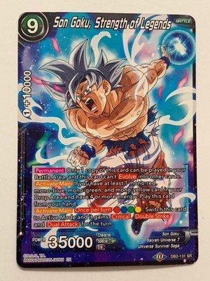 SON GOKU, STRENGTH OF LEGENDS DB2-131 DIVINE MULTIVERSE DRAGON BALL SUPER