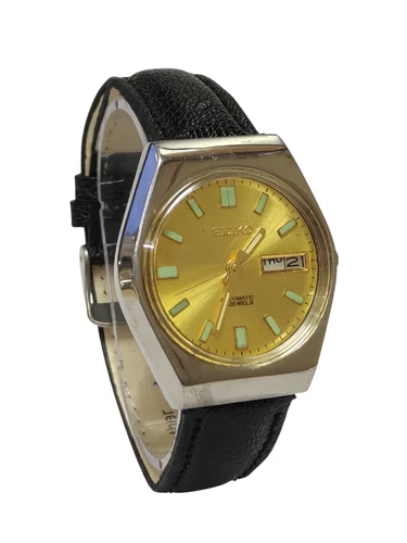 Vintage Seiko Automatic Date Day Dial Wrist Watch  EM24-E24-S
