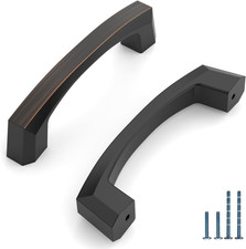 10 Pack 3 Inch 76mm Kitchen Cabinet Handles Oil Rubbed Bronze Cabinet Pulls Kit