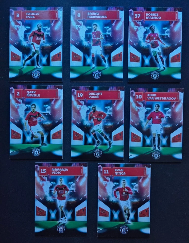 Topps Man United Team Set 2024/25 -First Old Trafford Goal x8 Card Bundle - Image 1 of 1