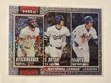 2026 Topps Baseball Series 1 National League Homerun Leaders #84 Sandglitter