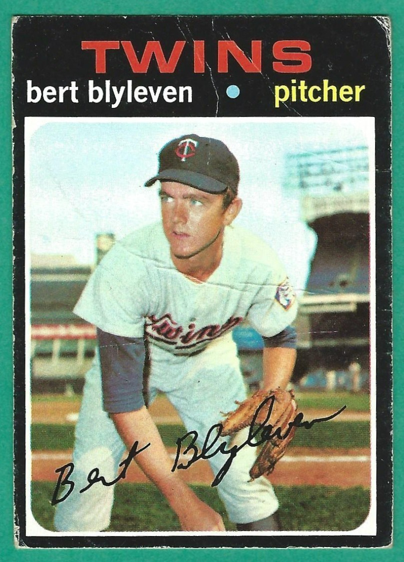 1971 Topps #26 Bert Blyleven - ROOKIE - Minnesota Twins - low grade