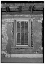 21. DETAIL VIEW TYPICAL WINDOW STONE WALL, THIRD FLOOR, SCALE - Masonic Hall,