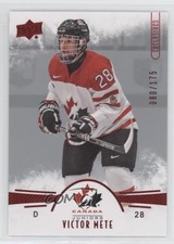 2016 Upper Deck Team Canada Juniors Men's UD Exclusives /175 Victor Mete #53 a3q