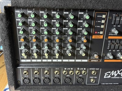 Yamaha EMX640 6 Channel Powered Mixer Dual Amp for sale online | eBay
