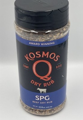 Kosmos Q Dry Rub SPG Beef Seasoning 12 oz **NEW SEALED** Exp 9/2027