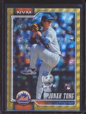 2026 TOPPS SERIES 1 JONAH TONG #4 FOILFRACTOR ROOKIE 1/1!