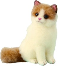 Hamanaka Wool Felt Kit Kit Cute Dog  Cat Ragdoll H441-537