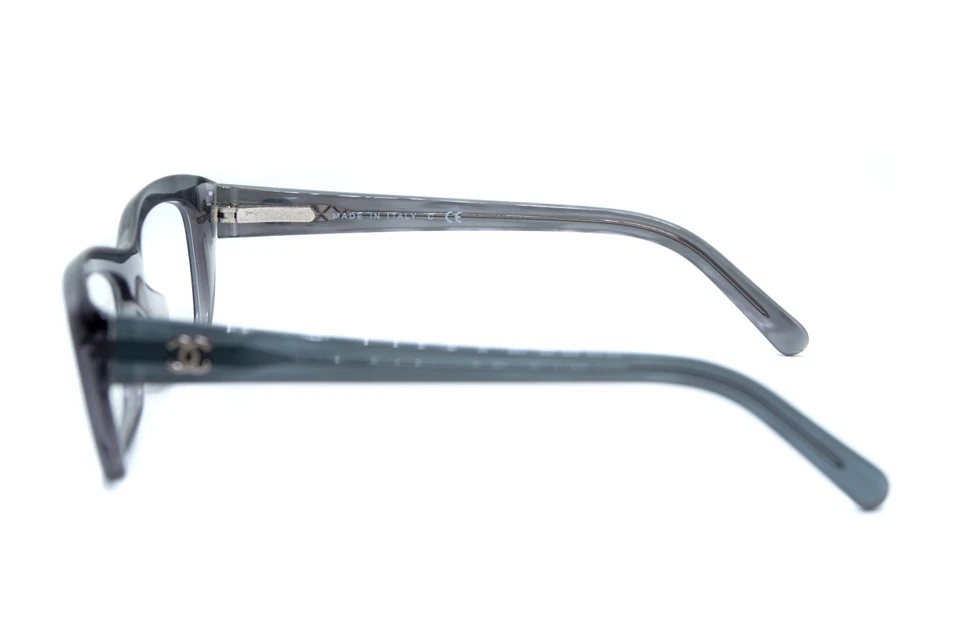 Очки Chanel 3162 c.1114 прозрачные лазурные размер 53/16/35 сделано в Италии - Изображение 4 из 4