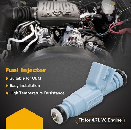 Iniettore Carburante 4 Fori 8pz | Ricambio per Dodge Dakota Durango 2001-2007.. - Foto 3 di 7