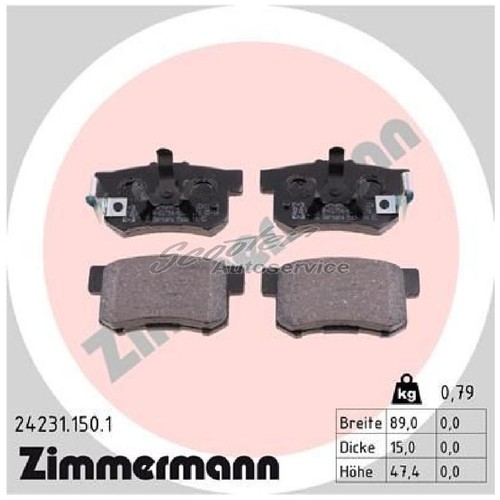 1x DP61606 EBC Brakes Bremsbelagsatz, Scheibenbremse Für JEEP