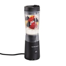 Hamilton Beach 14 oz Personal Blender for Smoothies w/Travel Lid 51190F